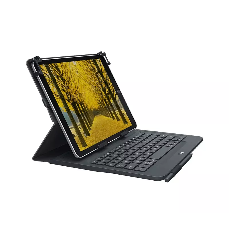 Logitech Universal Keyboard and Folio Case για tablet 9-10 inch, Bluetooth 3.0, διάταξη QWERTZ ελβετογερμανική, Graphite