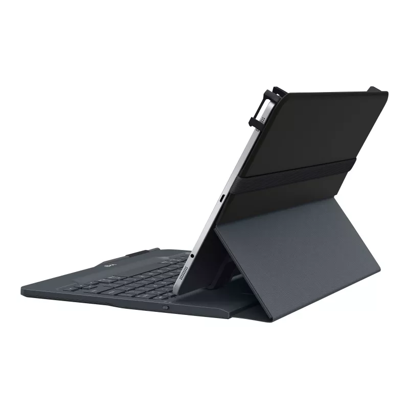 Logitech Universal Keyboard and Folio Case για tablet 9-10 inch, Bluetooth 3.0, διάταξη QWERTZ ελβετογερμανική, Graphite