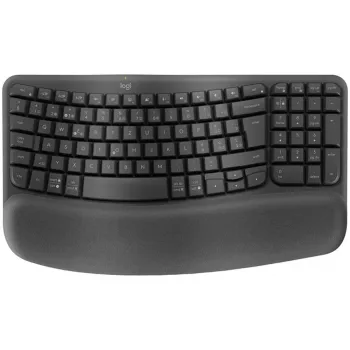 Logitech Wave Keys and Lift Combo – Εργονομικό ασύρματο σετ πληκτρολογίου και κάθετου ποντικιού, Graphite