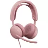 Logitech Zone Wired 2 headset, ροζ