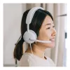 Ενσύρματο ακουστικό με μικρόφωνο Logitech Zone Wired 2 on-ear, ενεργή ακύρωση θορύβου, μικρόφωνα με ακύρωση θορύβου, ντράιβερ 40 mm, υπόλευκο