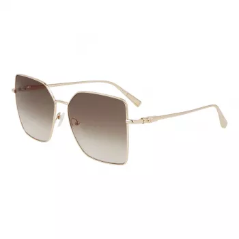 LONGCHAMP Γυναικείο LO173SN571570 Ορθογώνιο γυαλί ηλίου ασετάτης 57mm