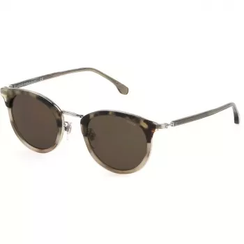 LOZZA SL2393-4902BW Unisex Ορθογώνια Γυαλιά Ηλίου Havana/Καφέ 49mm