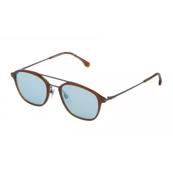 LOZZA SL4182M50T65X unisex γυαλί ηλίου - Ορθογώνιος σκελετός ασετάτης - Προστασία UV400 - 50/20/145 mm