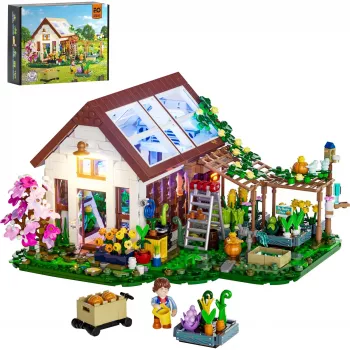 Lumibricks Εσωτερικό Θερμοκήπιο με LED Φωτισμό Ανάπτυξης Πλήρους Φάσματος, Σύστημα Υδροπονίας, 6 Κάψουλες Φυτών, Δεξαμενή Νερού 2,5 l, Λευκό