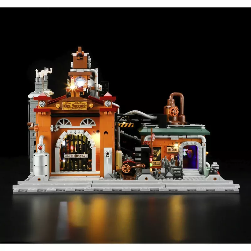 Lumibricks Steampunk Erzfabrik σετ δομικών στοιχείων LED