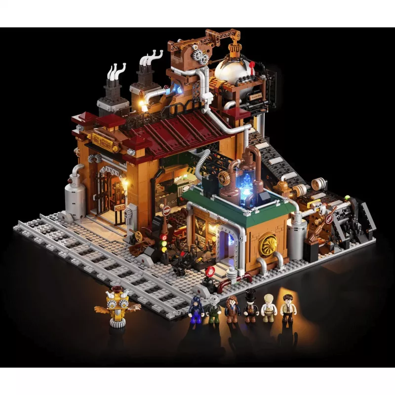 Lumibricks Steampunk Erzfabrik σετ δομικών στοιχείων LED