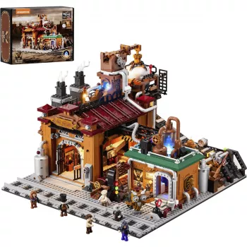 Lumibricks Steampunk Erzfabrik σετ δομικών στοιχείων LED
