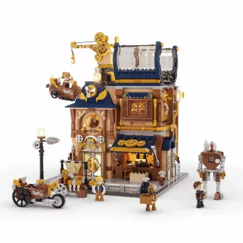 Lumibricks Steampunk Mechanical Workshop Σετ δόμησης με φωτισμό LED - 2150 τεμ.