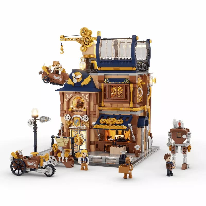 Lumibricks Steampunk Mechanical Workshop Σετ δόμησης με φωτισμό LED - 2150 τεμ.