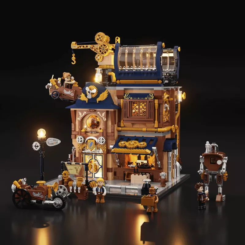 Lumibricks Steampunk Mechanical Workshop Σετ δόμησης με φωτισμό LED - 2150 τεμ.