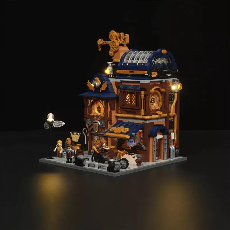 Lumibricks Steampunk Mechanical Workshop Σετ δόμησης με φωτισμό LED - 2150 τεμ.