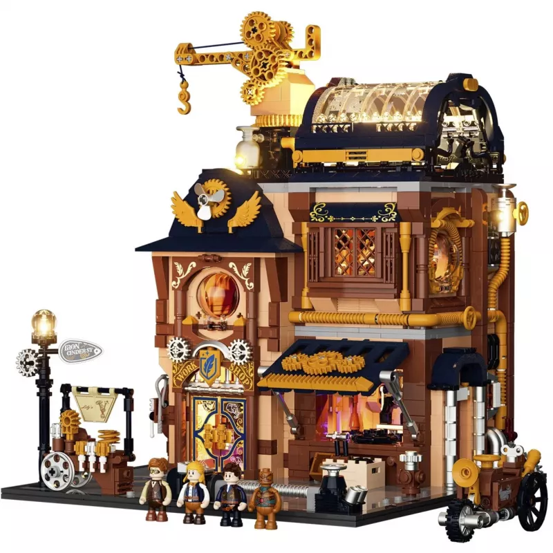 Lumibricks Steampunk Memory Shop DIY Μινιατούρα κουκλόσπιτο - σετ συναρμολόγησης