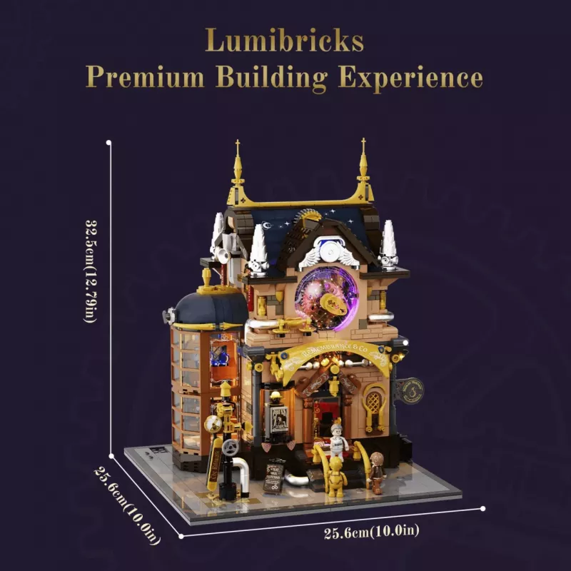 Lumibricks Steampunk Memory Shop DIY Μινιατούρα κουκλόσπιτο - σετ συναρμολόγησης