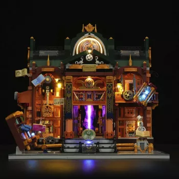 Lumibricks Steampunk Time Rift Library DIY Μινιατούρα Book Nook Κιτ