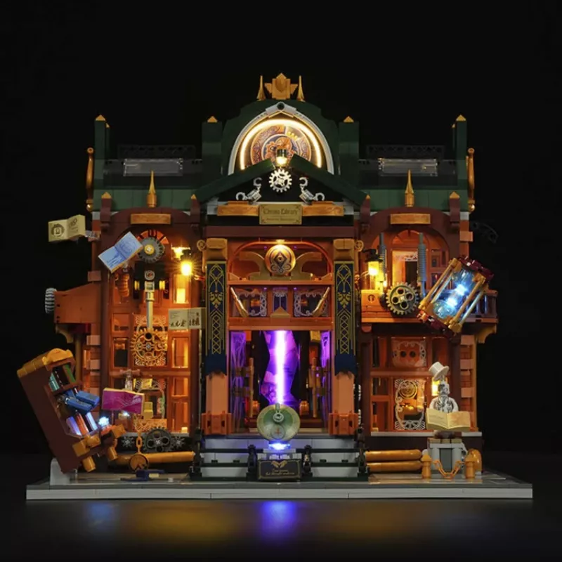 Lumibricks Steampunk Time Rift Library DIY Μινιατούρα Book Nook Κιτ