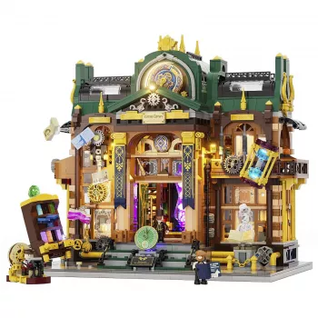 Lumibricks Steampunk Time Rift Library DIY Μινιατούρα Book Nook Κιτ