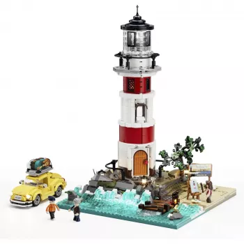 Lumibricks Φάρος Ανατολής Σετ Δομικών Τούβλων με Φωτισμό LED