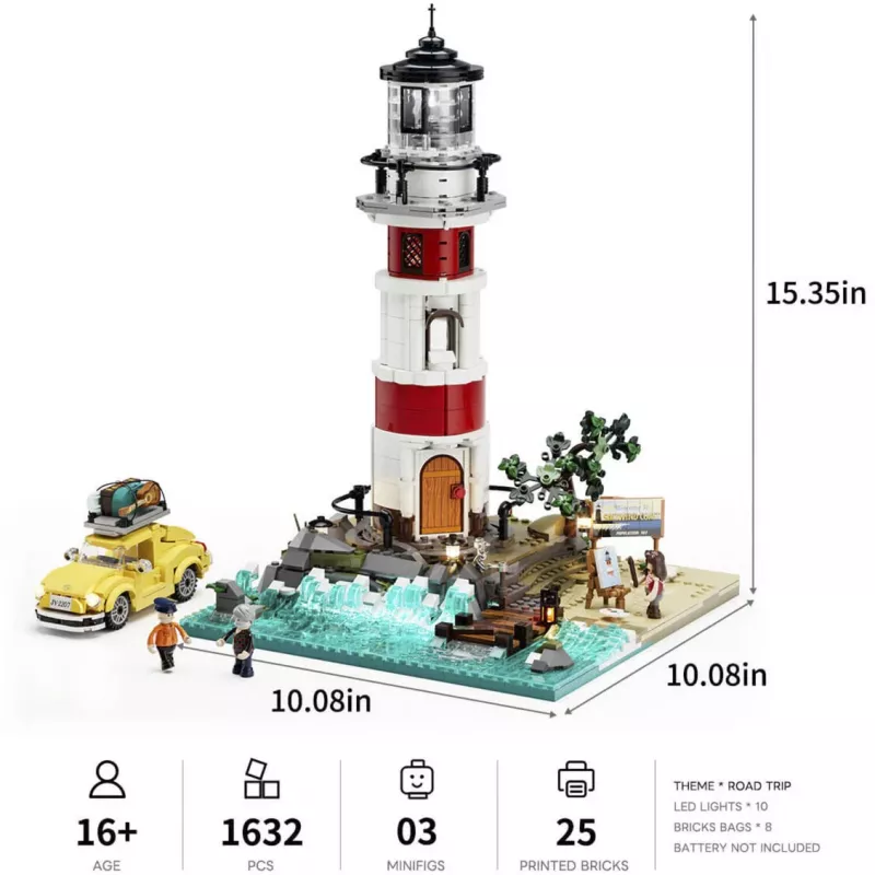 Lumibricks Φάρος Ανατολής Σετ Δομικών Τούβλων με Φωτισμό LED