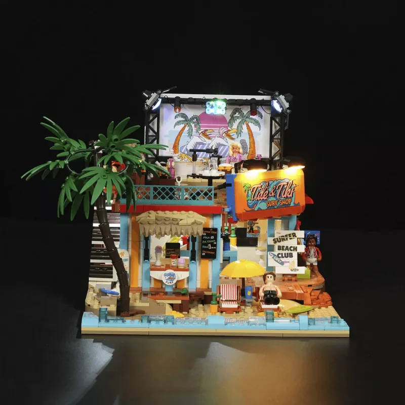 Lumibricks Surfshop Σετ Δομικών Τούβλων με Φωτισμό