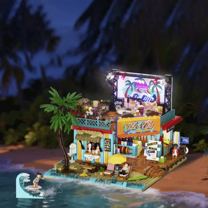 Lumibricks Surfshop Σετ Δομικών Τούβλων με Φωτισμό