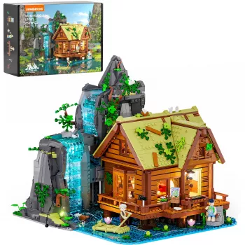 Lumibricks Waterfall Hut Σετ Δόμησης με Φωτισμό LED