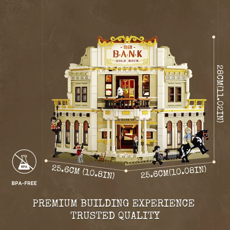 Lumibricks Western Bank Heist Σετ Δόμησης 1050 Τεμ.