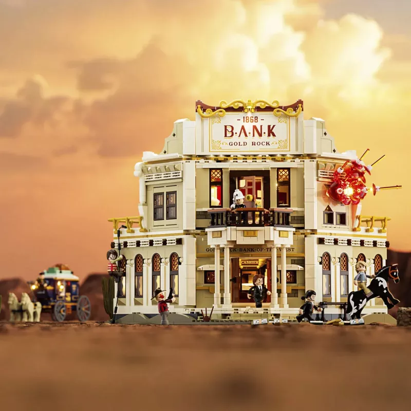 Lumibricks Western Bank Heist Σετ Δόμησης 1050 Τεμ.