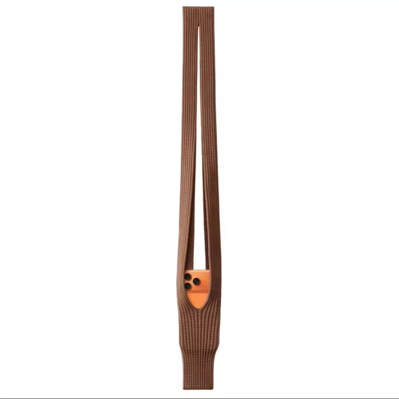 MACHINO Κάλτσα iPhone Μακρύ Μέγεθος (80 cm) Καφέ