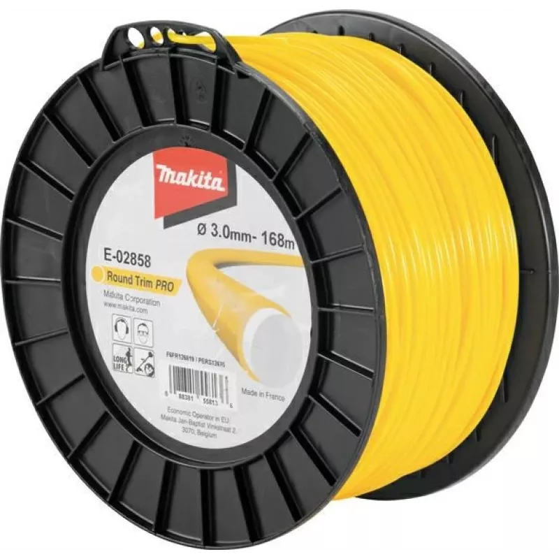 Makita E-02858 2,4 mm x 15 m Τετράγωνη νάιλον κλωστή χορτοκοπτικού