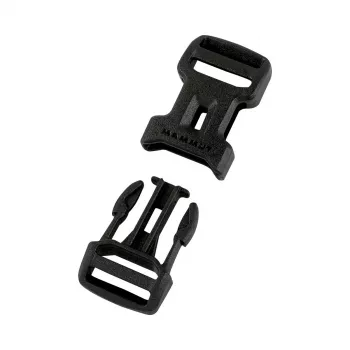 Mammut Dual Adjust Side Squeeze Buckle 15mm μαύρο