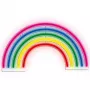 Manta SNL33MTT Style Neon RAINBOW φωτιστικό νέον LED, τροφοδοσία μέσω USB ή 3 x μπαταρίες AA
