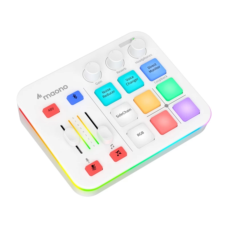 Maono G1 Neo USB-C Audio Interface κάρτα ήχου - λευκή