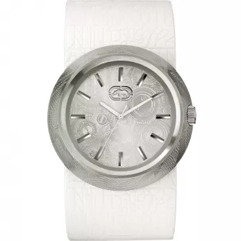 MARC ECKO ανδρικό ρολόι χαλαζία αναλογικό E11534G2 52mm μαύρο σιλικόνη