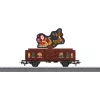 Märklin 44224 H0 Rlmms 56 βαγόνι με πασσάλους με φορτίο, εποχή IV