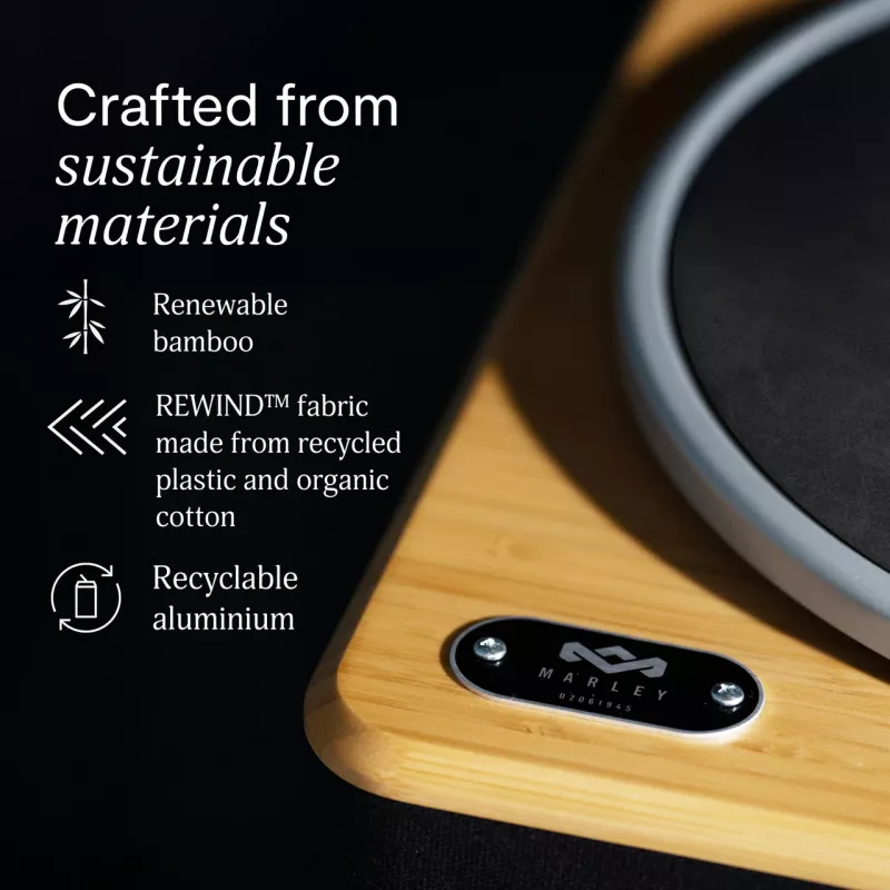 Marley Stir It Up Wireless 2+ Bluetooth Πικάπ με ηχεία