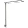 MAUL LED επιτραπέζιο φωτιστικό με κλιπ Senja με αισθητήρα κίνησης/φωτός ημέρας ασημί