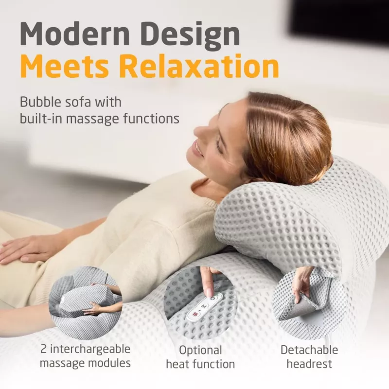 Medisana RS100 Bubble Sofa με μασαζ, Γκρι