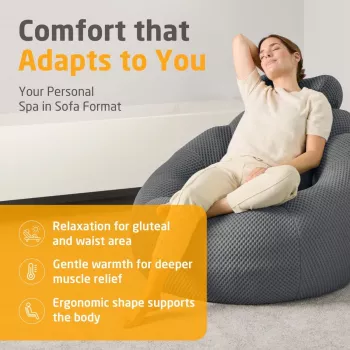 Medisana RS150 Bubble Sofa με μασάζ σκούρο γκρι