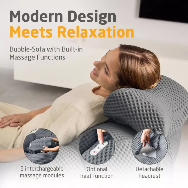 Medisana RS150 Bubble Sofa με μασάζ σκούρο γκρι