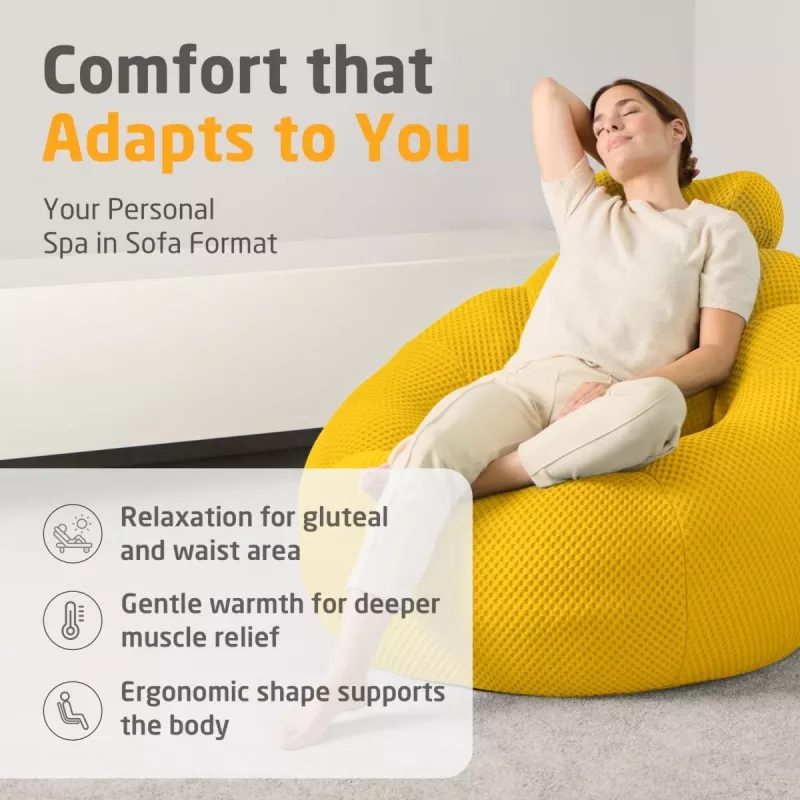 Medisana RS200 Bubble Sofa με Μασάζ Κίτρινο