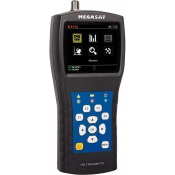 Megasat Satmeter HD 3 Compact V3 - Ψηφιακό όργανο μέτρησης δορυφόρου με αναλυτή φάσματος 2600021