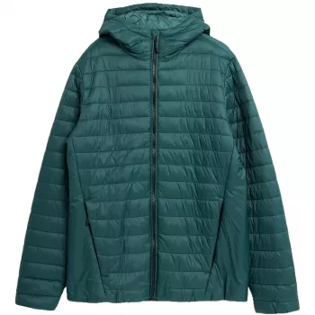 Ανδρικό μπουφάν με πούπουλα 4F M240 πράσινο 4FAW23TDJAM240 41S