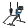 MERACH MR-2519BL1 Μηχάνημα απαγωγής ισχίου με υδραυλική αντίσταση, πτυσσόμενος σχεδιασμός, 12 επίπεδα, Μαύρο