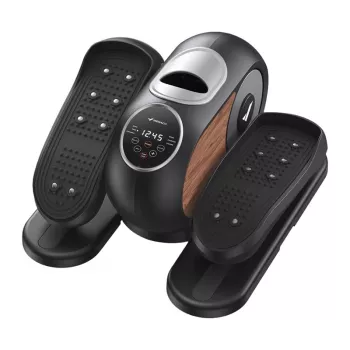 MERACH MR-E32B1 Mini-Ποδήλατο Γυμναστικής, Μαγνητική Αντίσταση, 8 Επίπεδα, Οθόνη LCD, κάτω από το γραφείο, Μαύρο