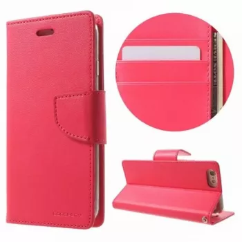 Mercury Apple iPhone X/XS Bravo Diary Hot Pink Θήκη πορτοφόλι folio