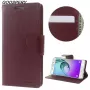 Mercury Apple iPhone X/XS Bravo Diary Wine Θήκη Πορτοφόλι