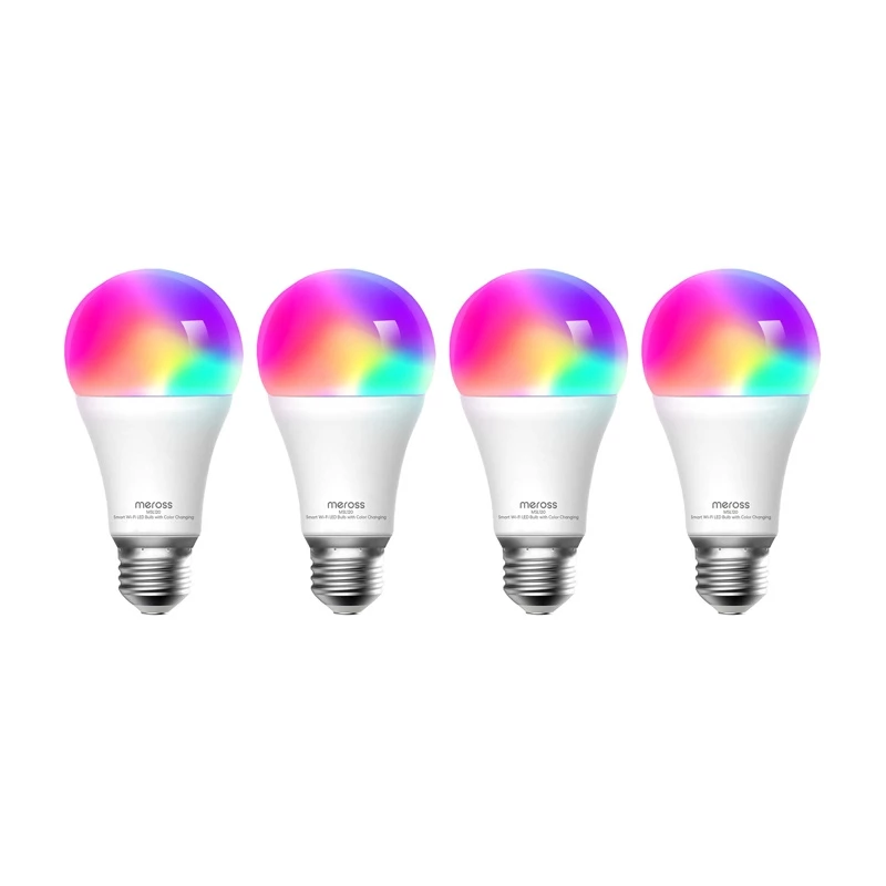 Meross MSL120 WiFi έξυπνος λαμπτήρας LED (HomeKit) (συσκευασία 4 τεμ.)