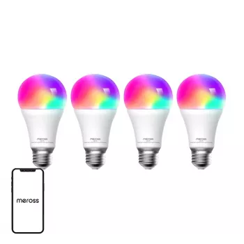 Meross MSL120 WiFi έξυπνος λαμπτήρας LED (HomeKit) (συσκευασία 4 τεμ.)