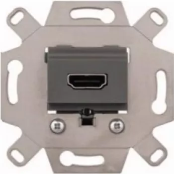 Merten MEG4583-0000 Μονάδα Σύνδεσης HDMI, Γκρι, Χωνευτή, 4K UHD, System M